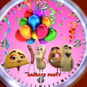 Sausage party clock